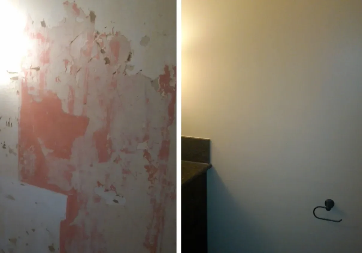 Home improvement wall transformation